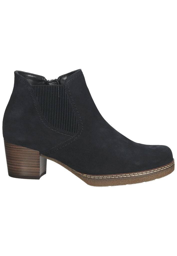 Stiefeletten Gabor Stiefelette Veloursleder Pazifik