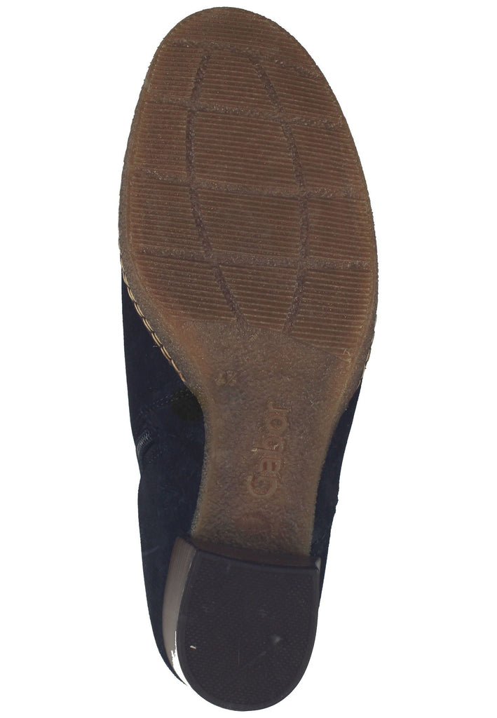 Stiefeletten Gabor Stiefelette Veloursleder Pazifik