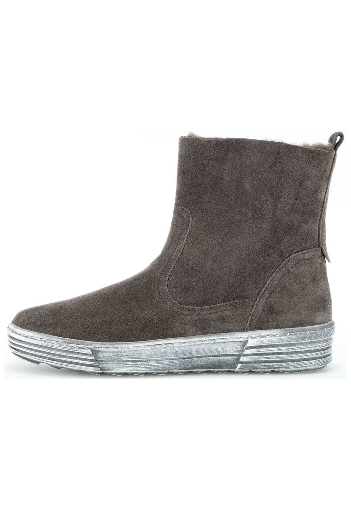 Stiefeletten Gabor Stiefelette Veloursleder Pepper