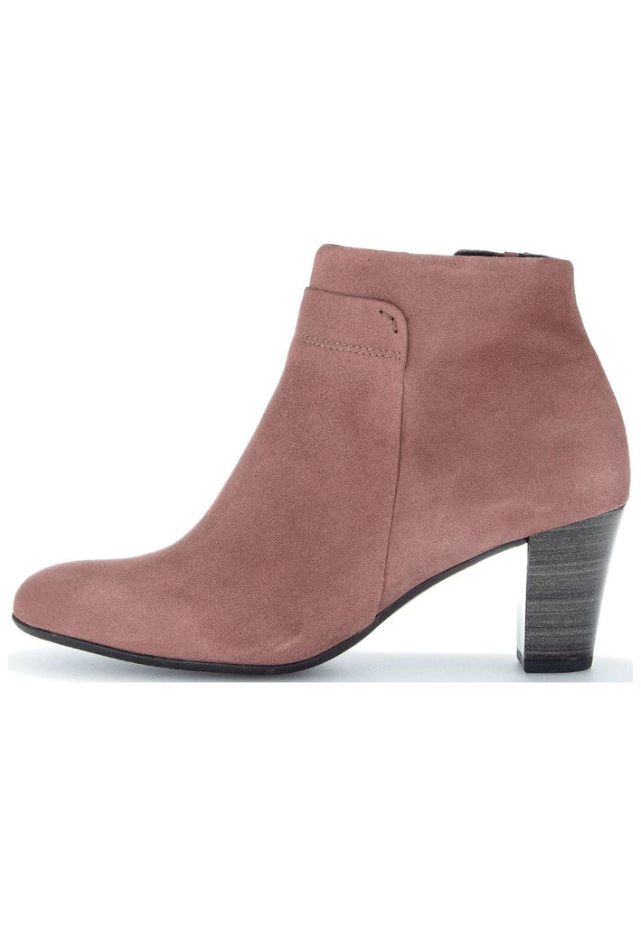 Stiefeletten Gabor Stiefelette Veloursleder Rose