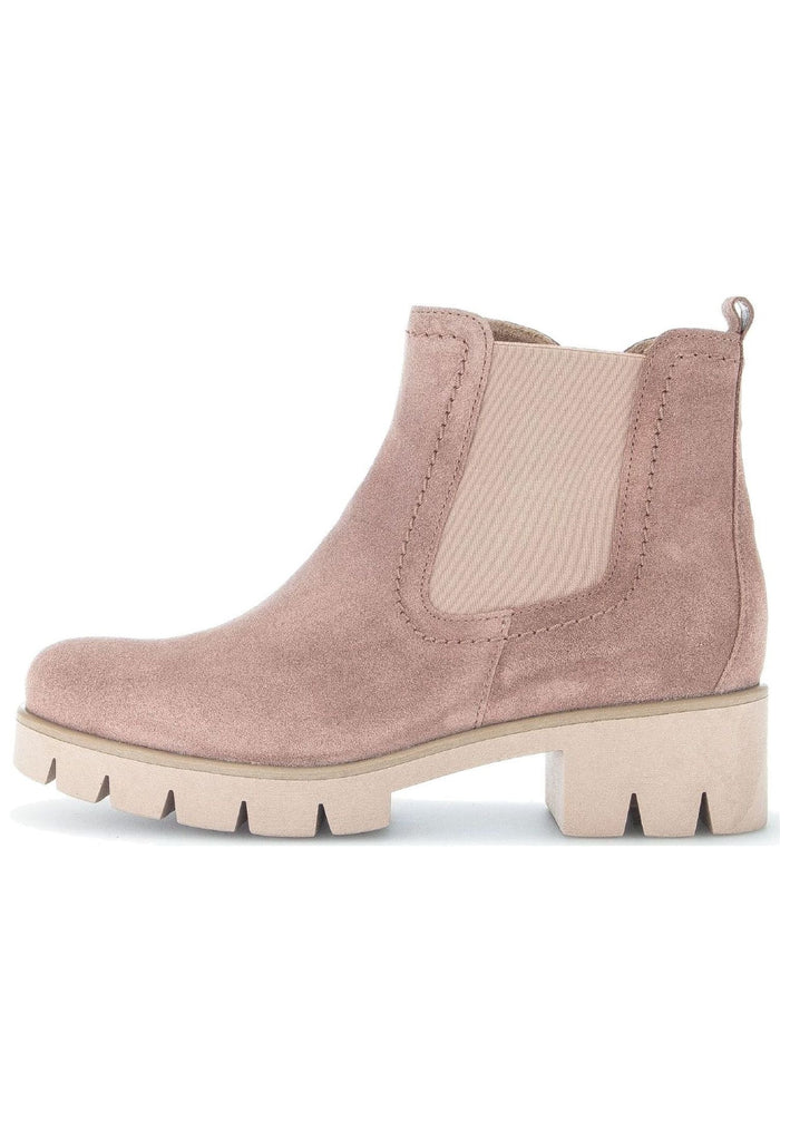 Stiefeletten Gabor Stiefelette Veloursleder Rose Warmfutter