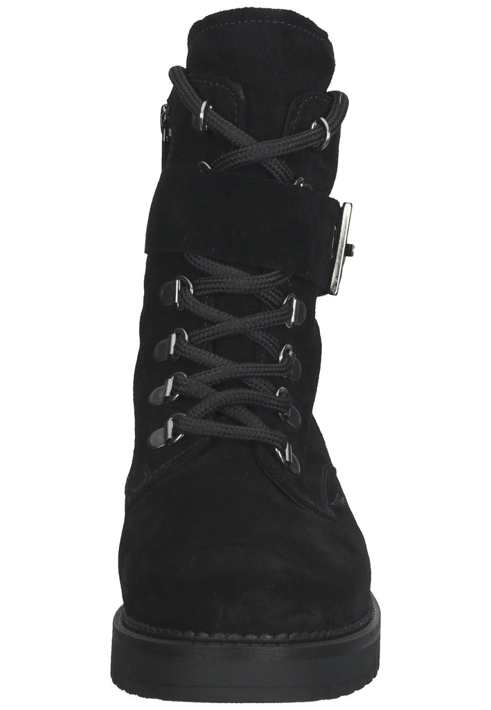 Stiefeletten Gabor Stiefelette Veloursleder Schwarz