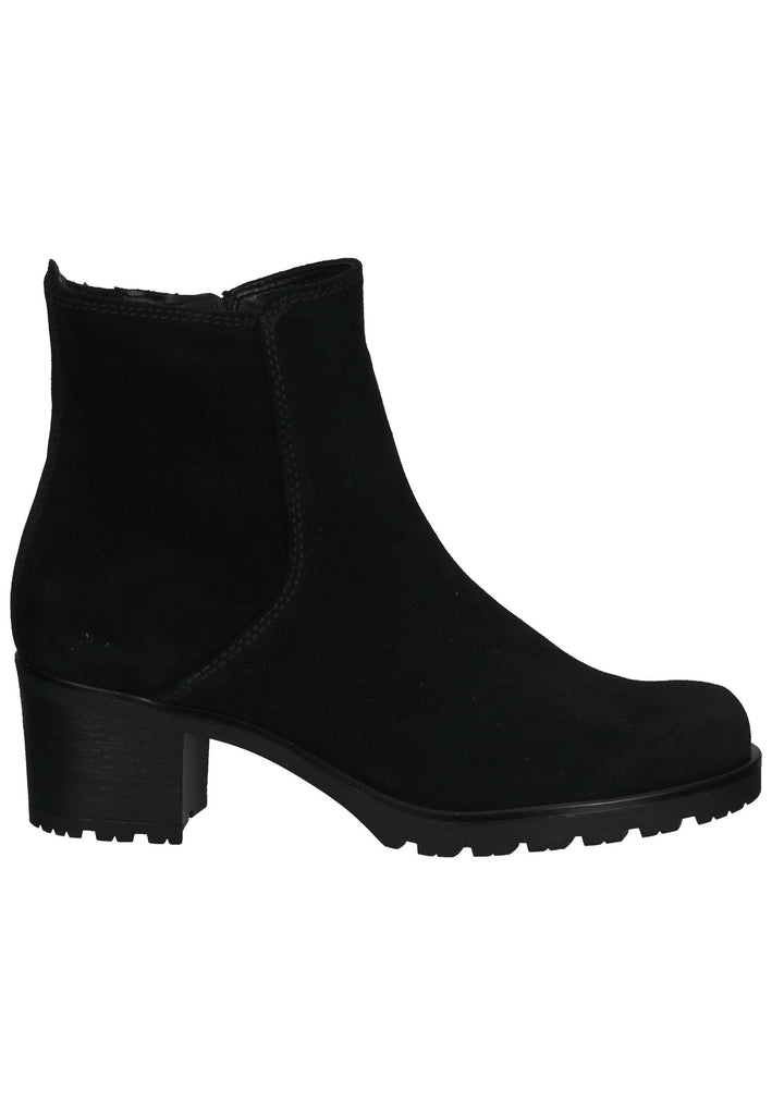 Stiefeletten Gabor Stiefelette Veloursleder Schwarz