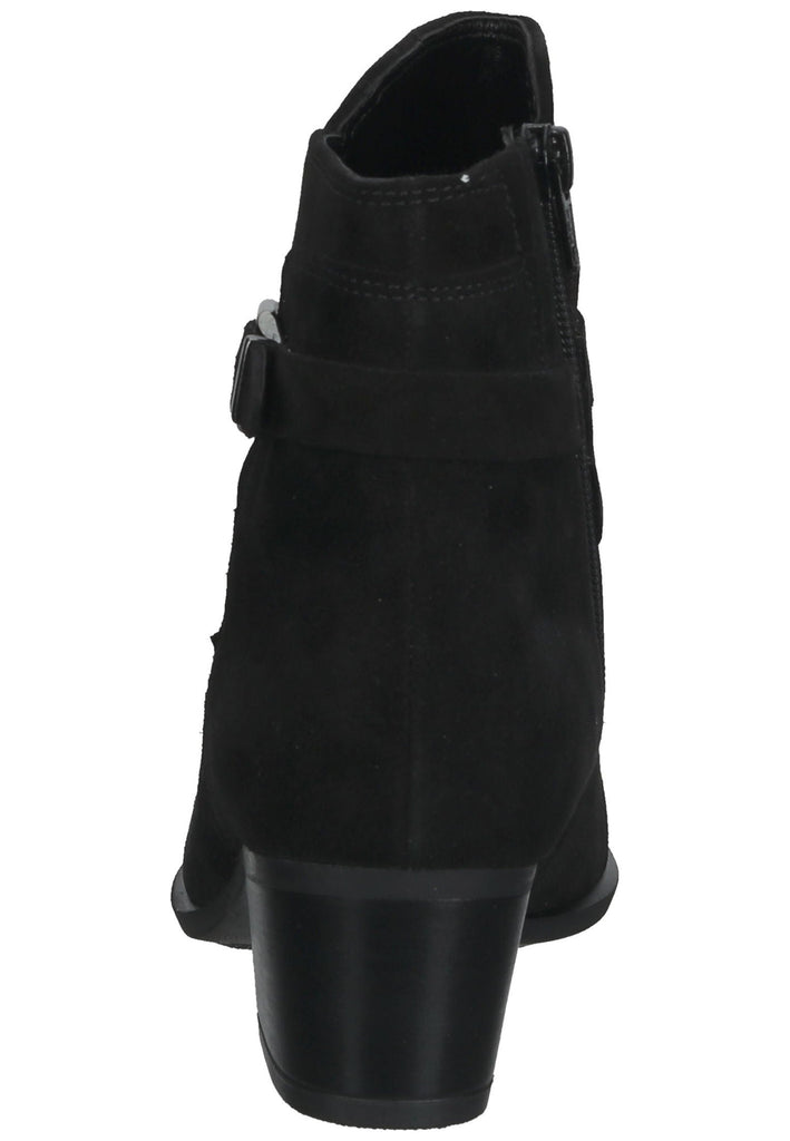 Stiefeletten Gabor Stiefelette Veloursleder Schwarz