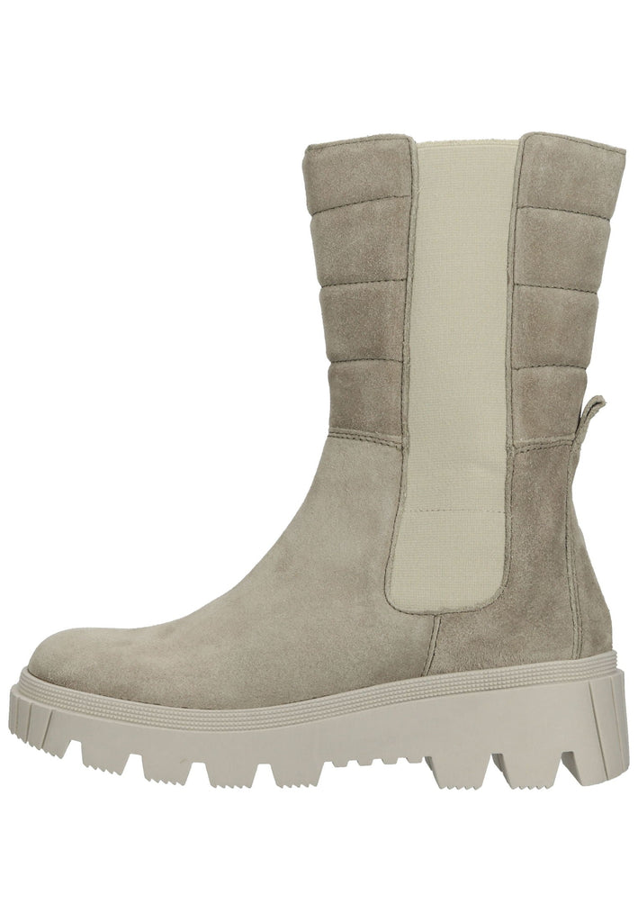 Stiefeletten Gabor Stiefelette Veloursleder/Textil Beige