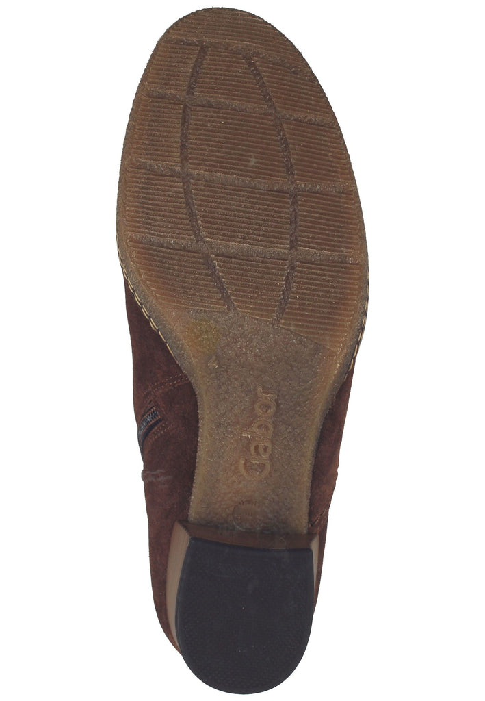 Stiefeletten Gabor Stiefelette Veloursleder Whisky