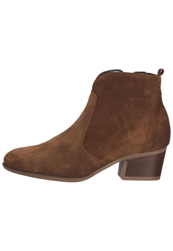 Stiefeletten Gabor Stiefelette Veloursleder Whisky