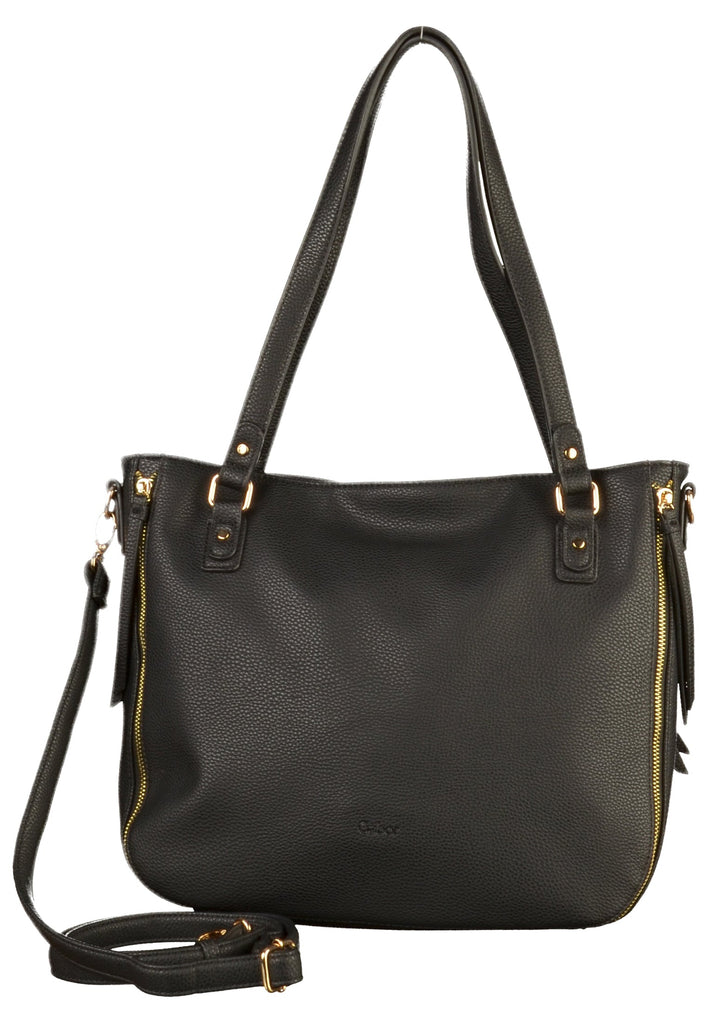 Gabor Taschen Lederimitat Schwarz