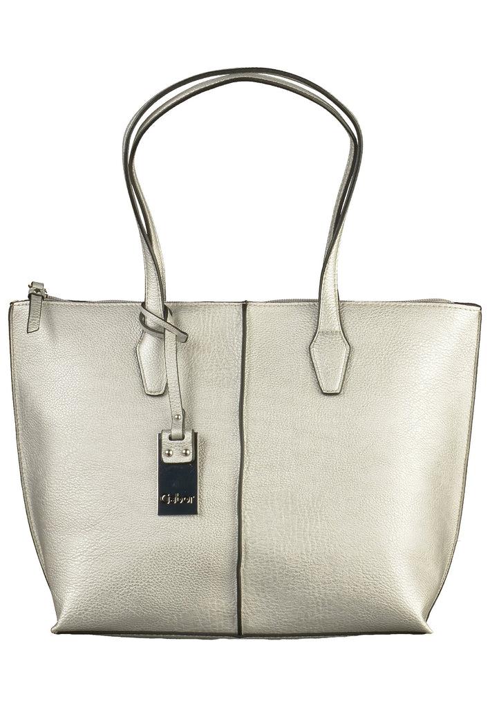 Gabor Taschen Lederimitat Silber