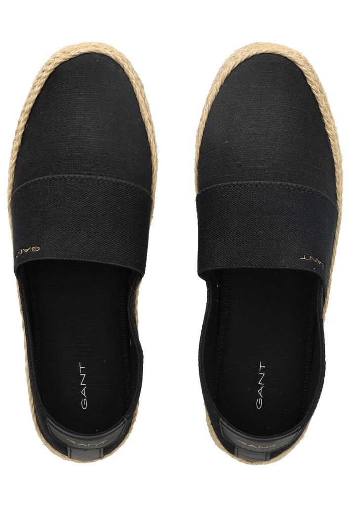 GANT Halbschuhe Textil Schwarz/Schwarz