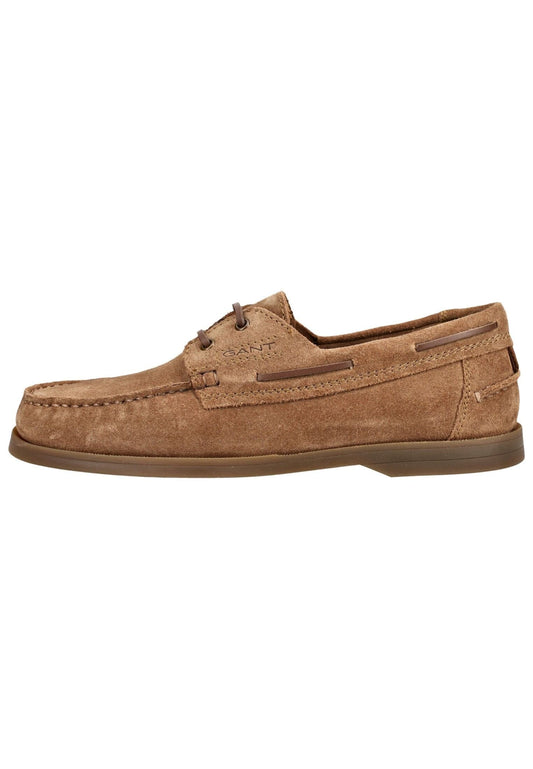 GANT Halbschuhe Veloursleder Cognac