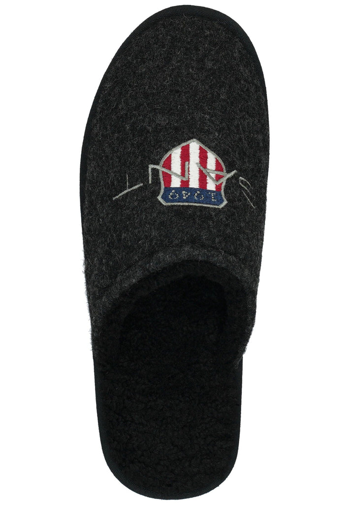 GANT Hausschuhe Wolle Schwarz