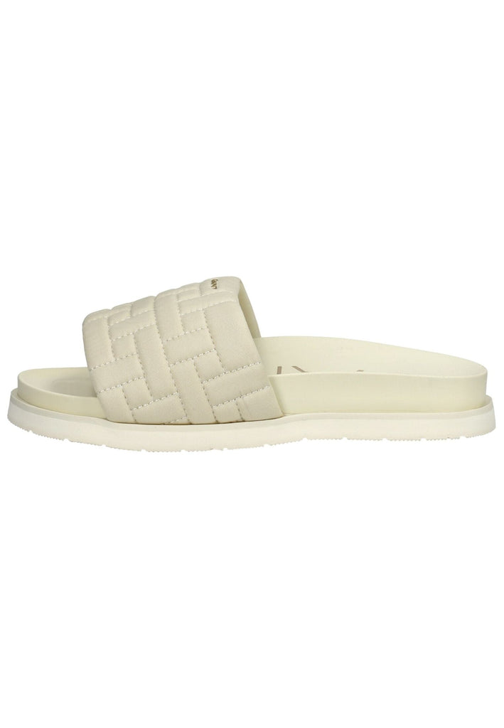 Pantoletten GANT Pantoletten Lederimitat/Textil Creme
