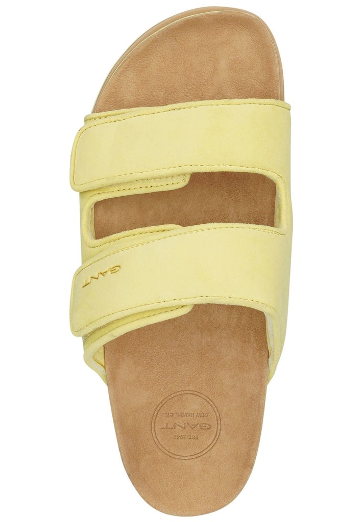 GANT Pantoletten Leder Gelb