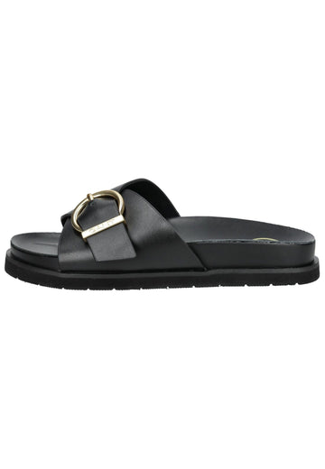 GANT Pantoletten Leder Schwarz