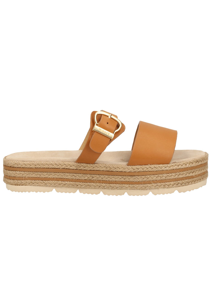 GANT Pantoletten Leder Tan