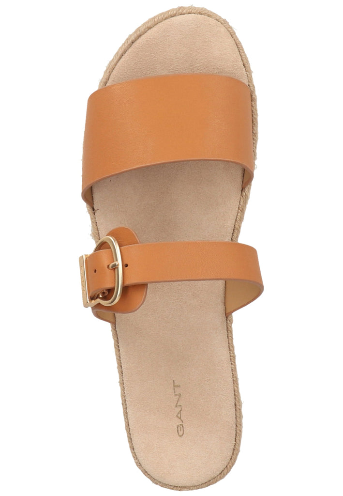 GANT Pantoletten Leder Tan