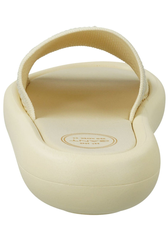 GANT Pantoletten Lederimitat Beige