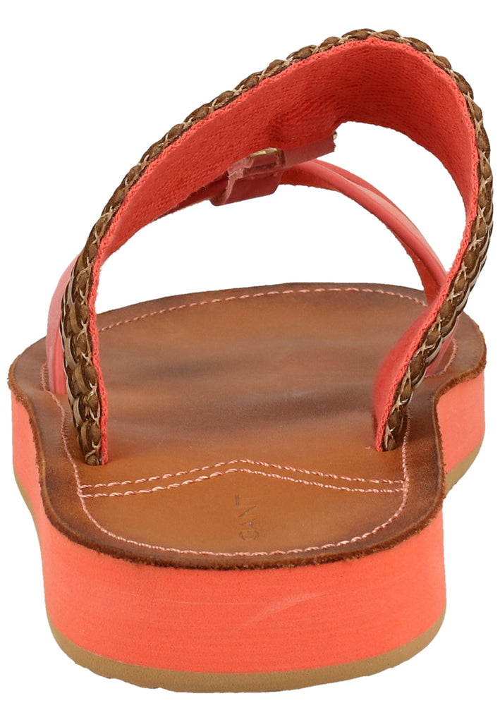 GANT Pantoletten Lederimitat Braun/Rosa