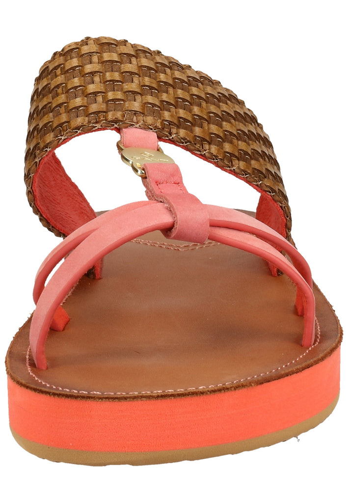 GANT Pantoletten Lederimitat Braun/Rosa