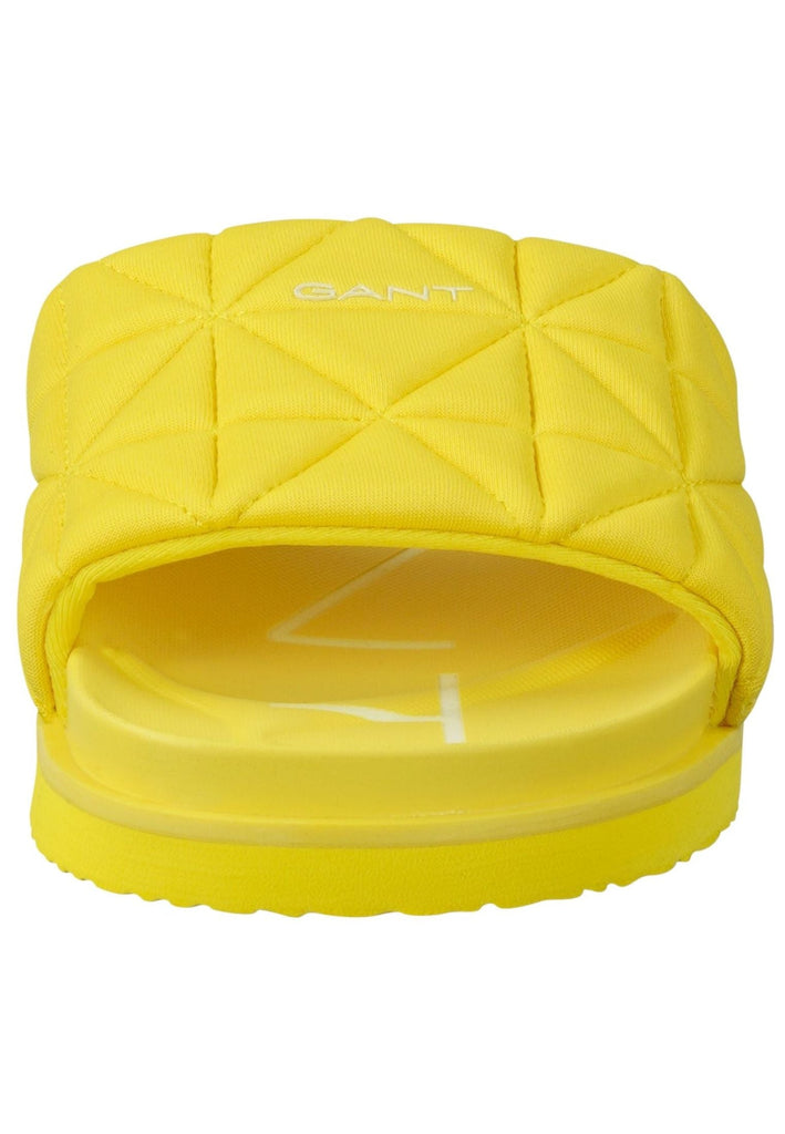 GANT Pantoletten Lederimitat Gelb