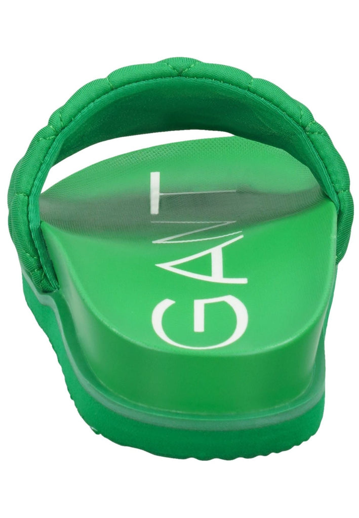 GANT Pantoletten Lederimitat Grün