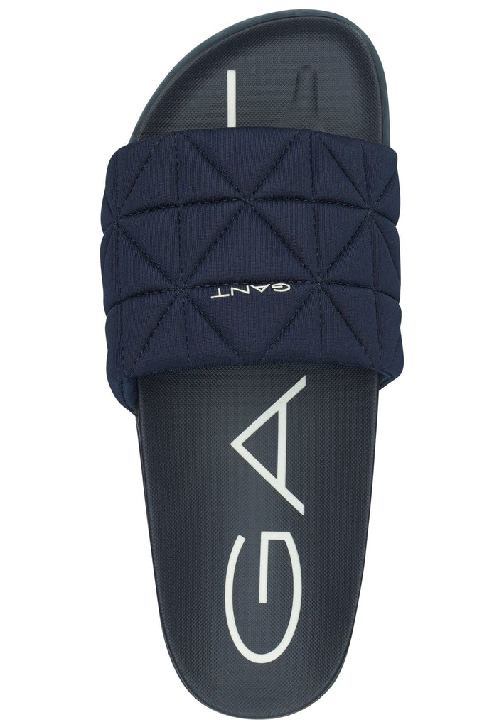 GANT Pantoletten Lederimitat Marine