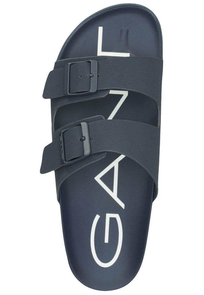 GANT Pantoletten Lederimitat Marine