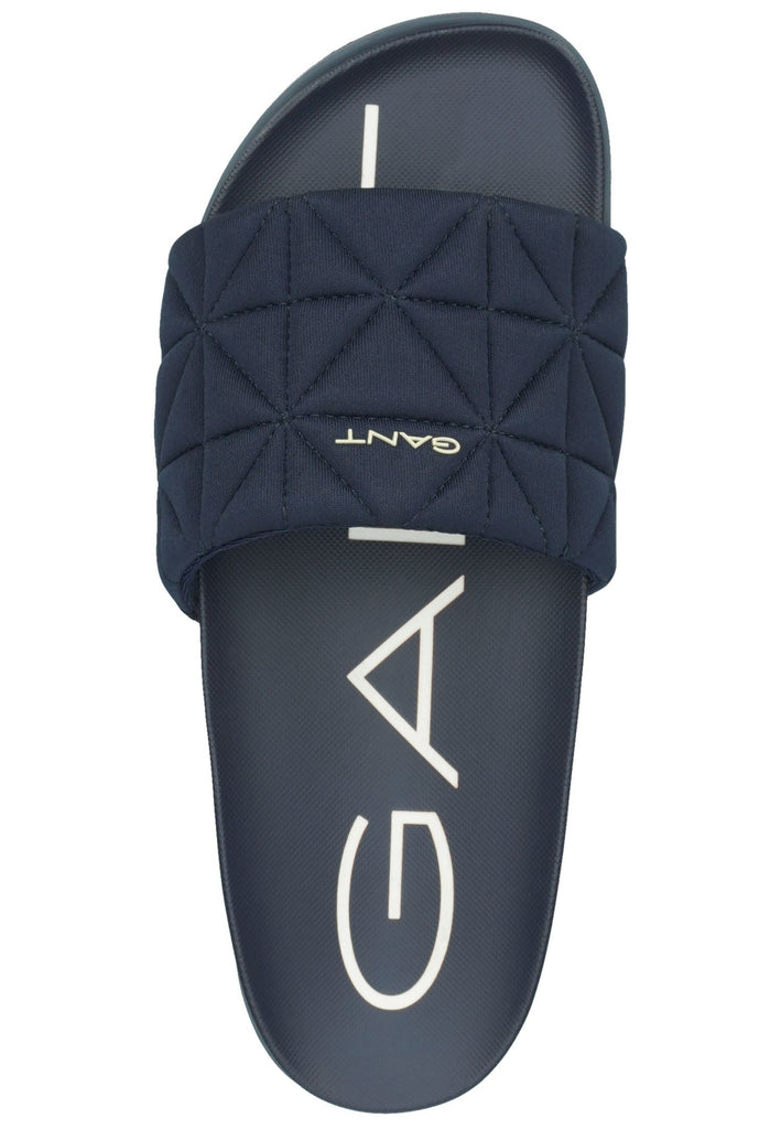 GANT Pantoletten Lederimitat Marine