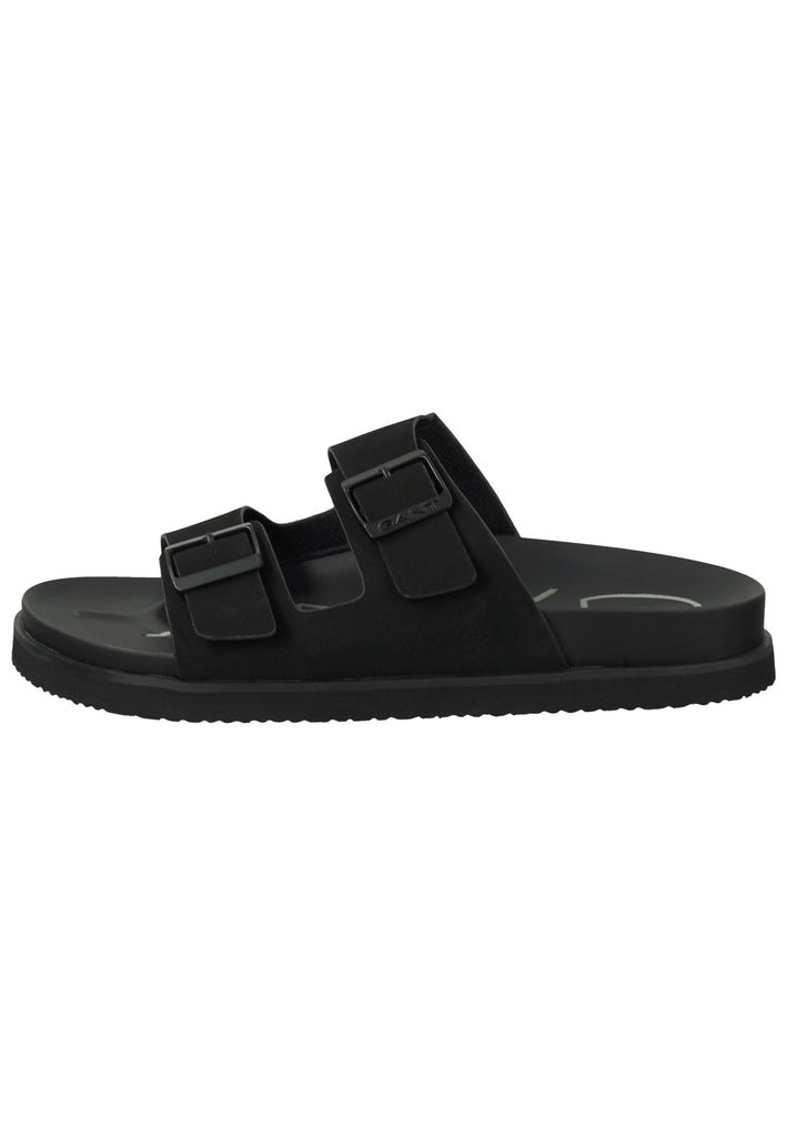 GANT Pantoletten Lederimitat Schwarz