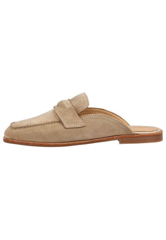 GANT Pantoletten Veloursleder Beige