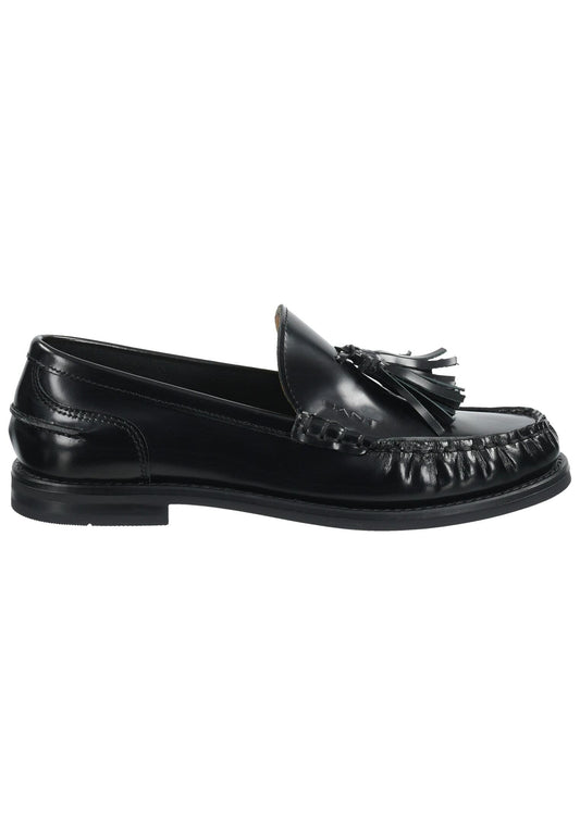 GANT Slipper Glattleder Schwarz