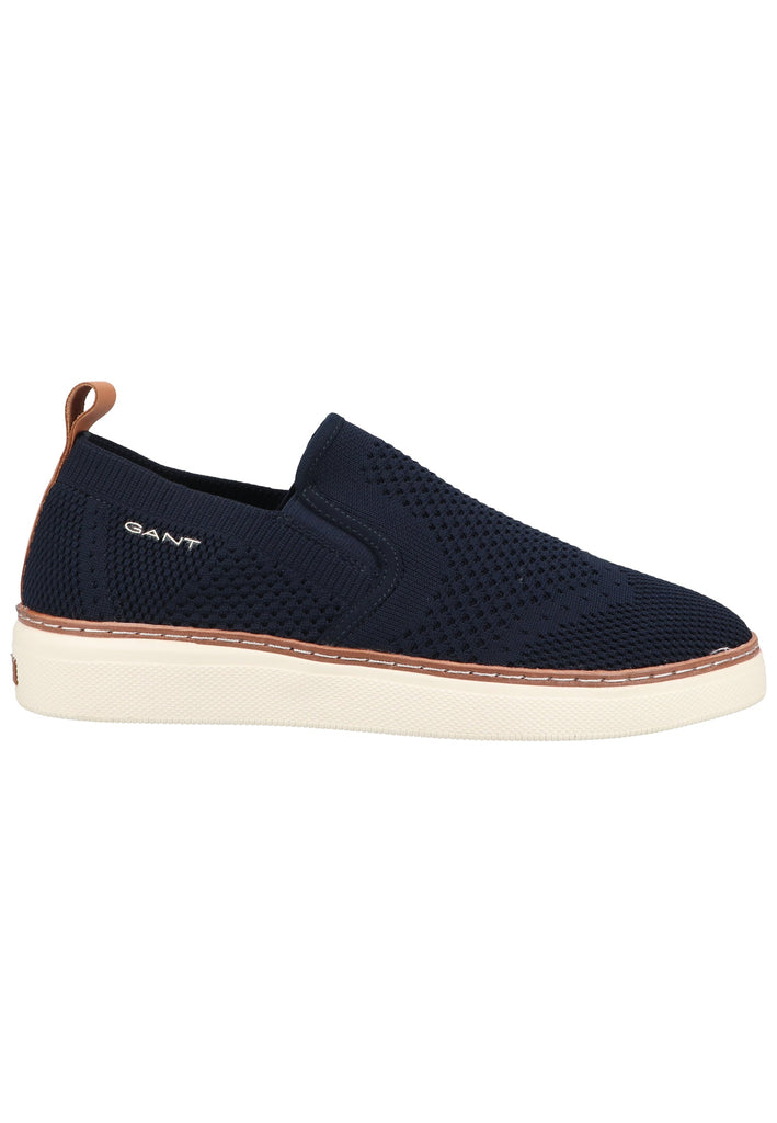 GANT Slipper Leder/Textil Marine