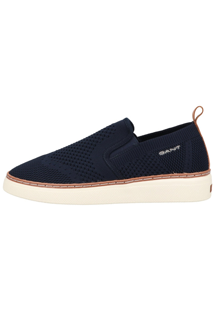 GANT Slipper Leder/Textil Marine