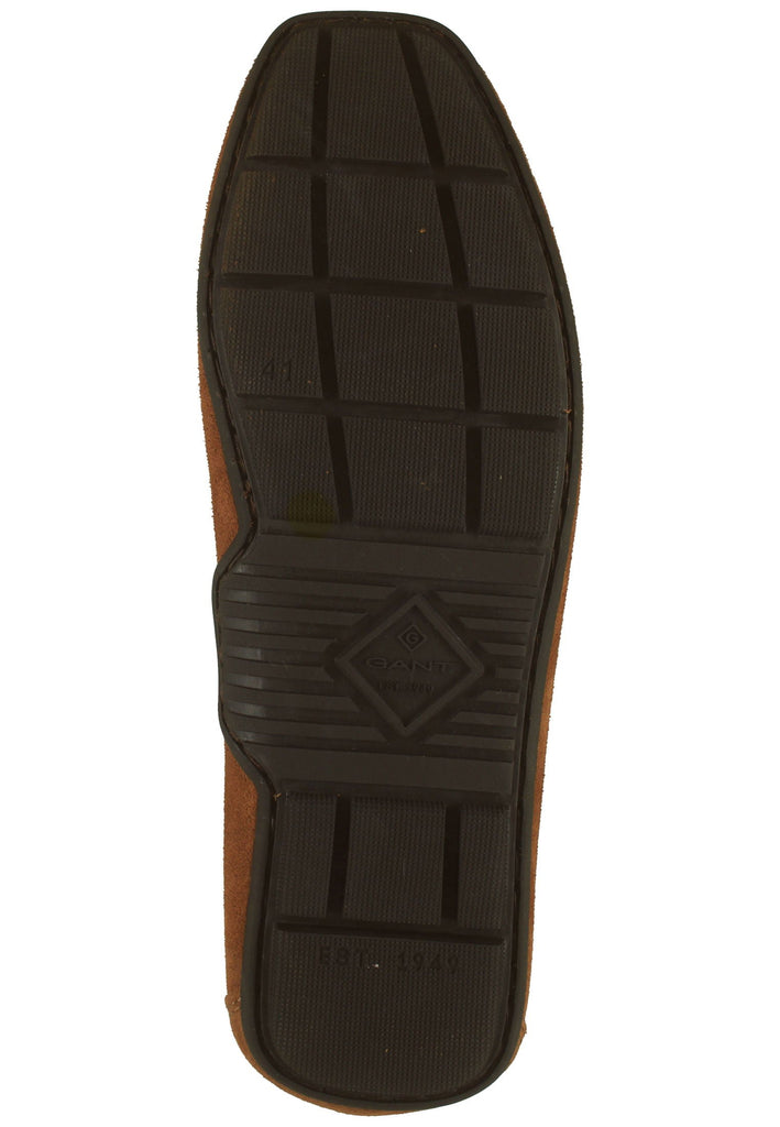 GANT Slipper Veloursleder Cognac