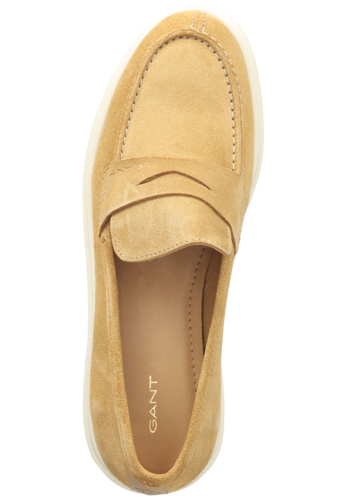 GANT Slipper Veloursleder Cognac