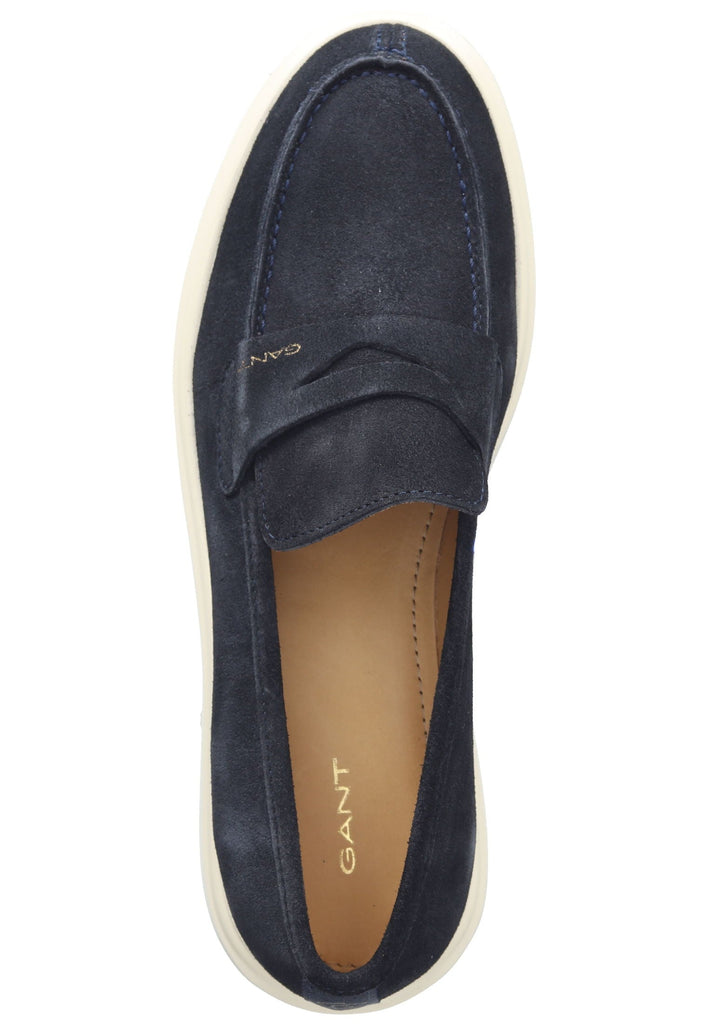 GANT Slipper Veloursleder Marine