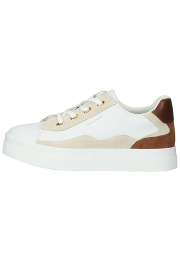 Sneaker GANT Sneaker Leder Beige/Weiß