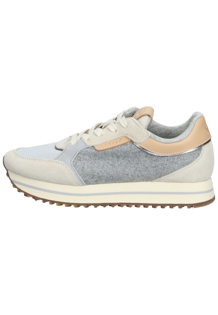 Sneaker GANT Sneaker Veloursleder/Mesh Beige/Grau