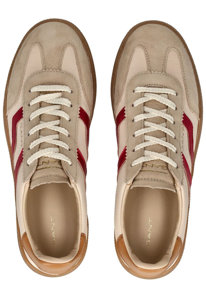 GANT Sneaker Leder Beige/Rot