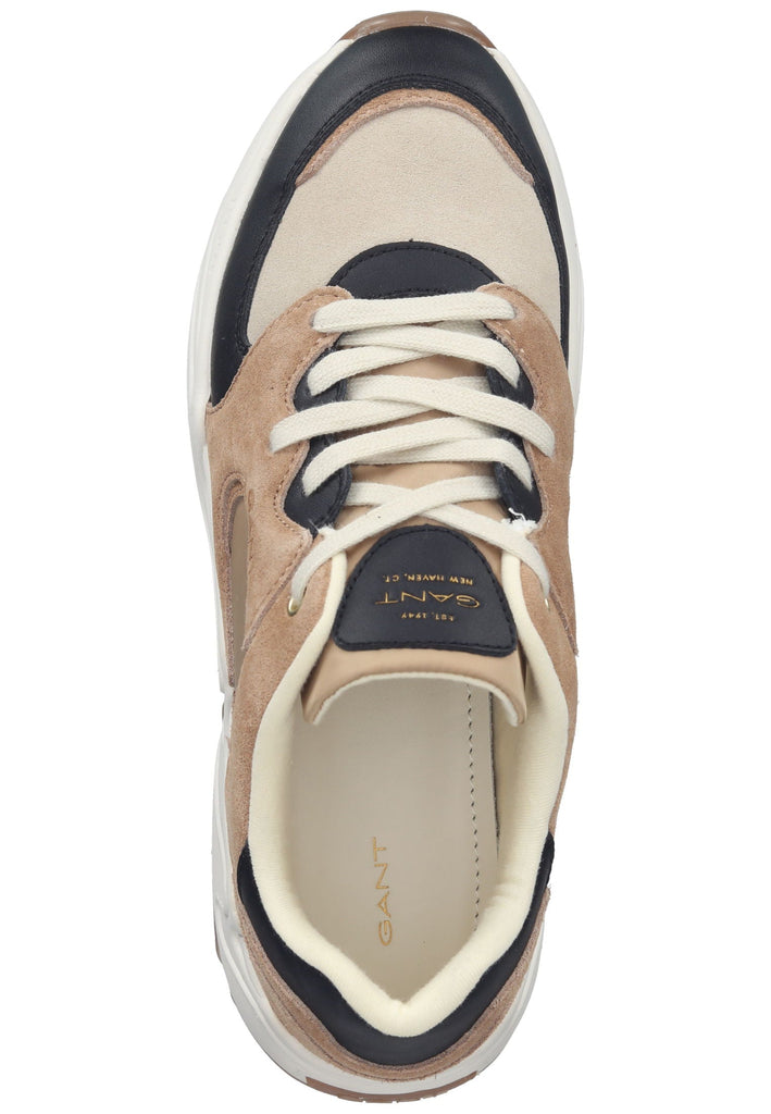 GANT Sneaker Leder Beige/Schwarz
