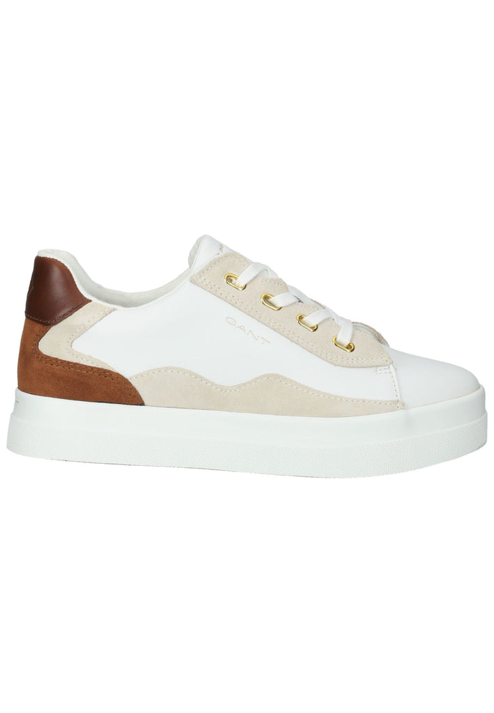 GANT Sneaker Leder Beige/Weiß