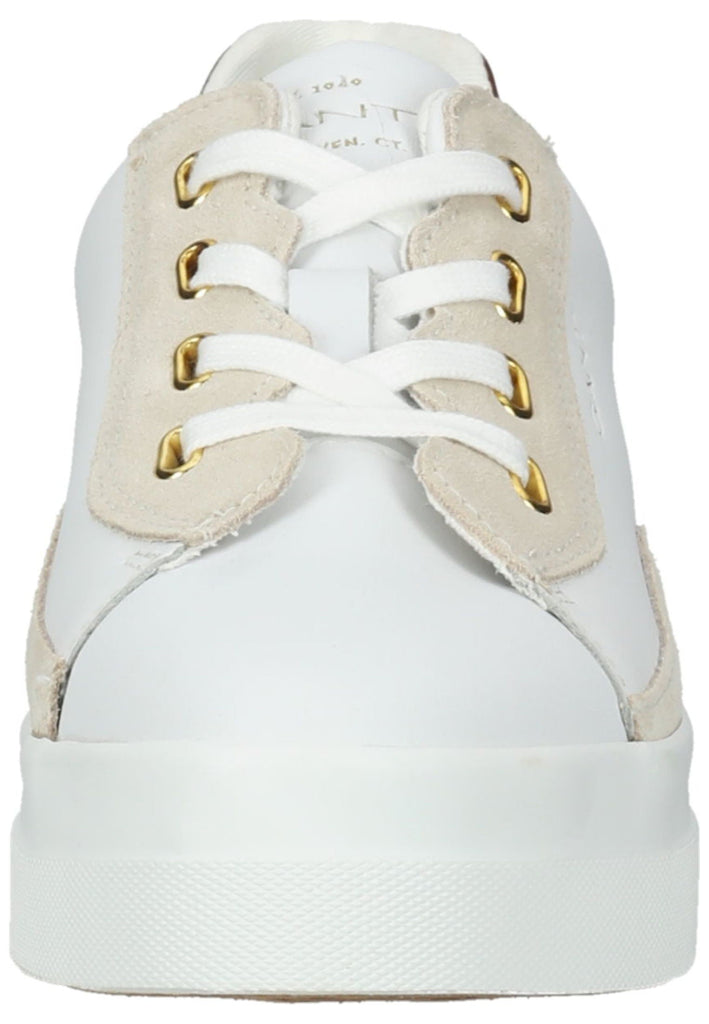 GANT Sneaker Leder Beige/Weiß