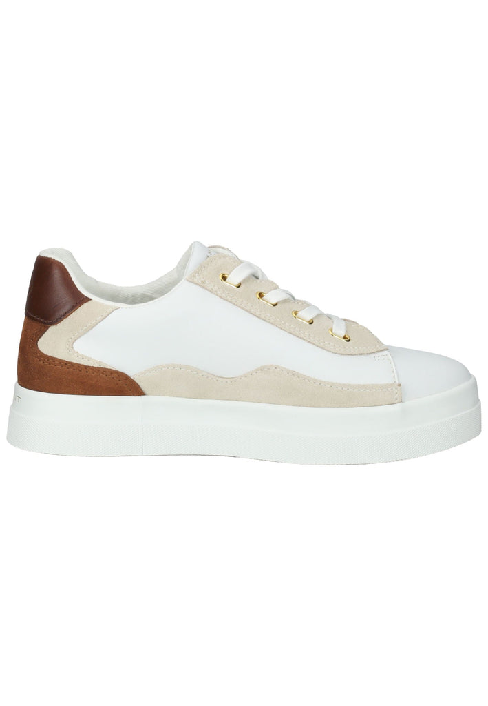 GANT Sneaker Leder Beige/Weiß
