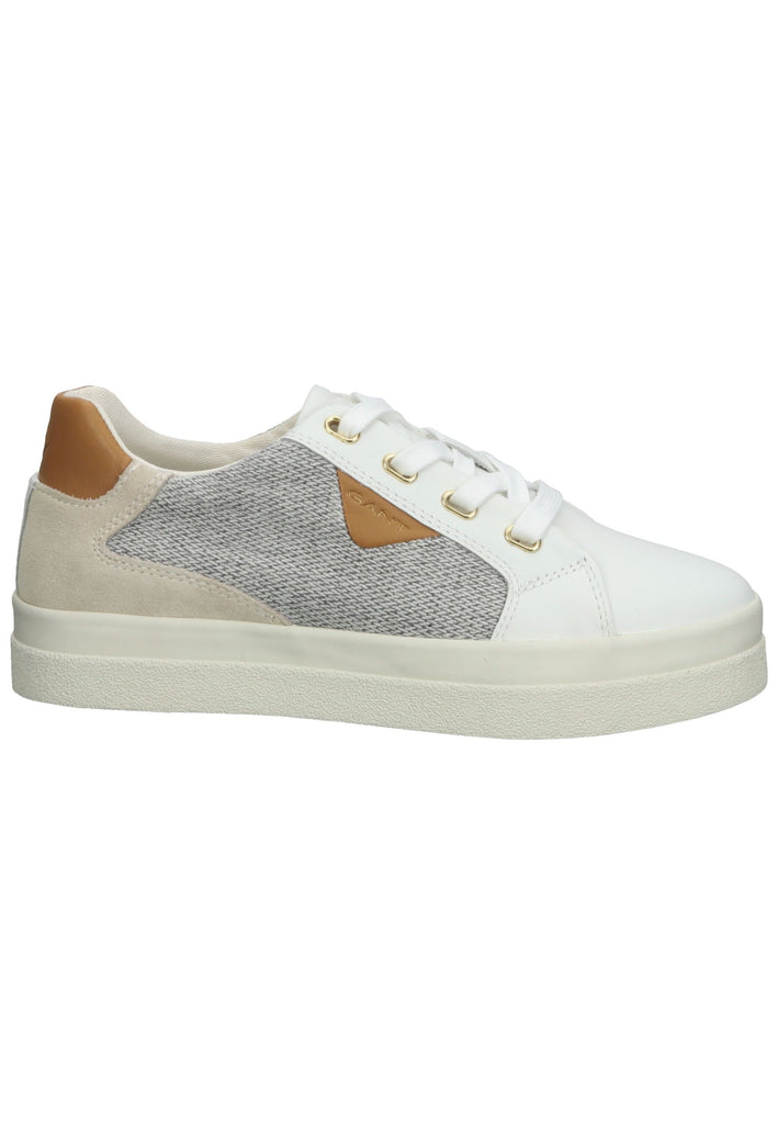 GANT Sneaker Leder Grau/Weiß