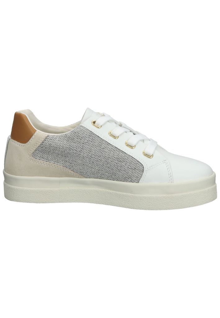 GANT Sneaker Leder Grau/Weiß