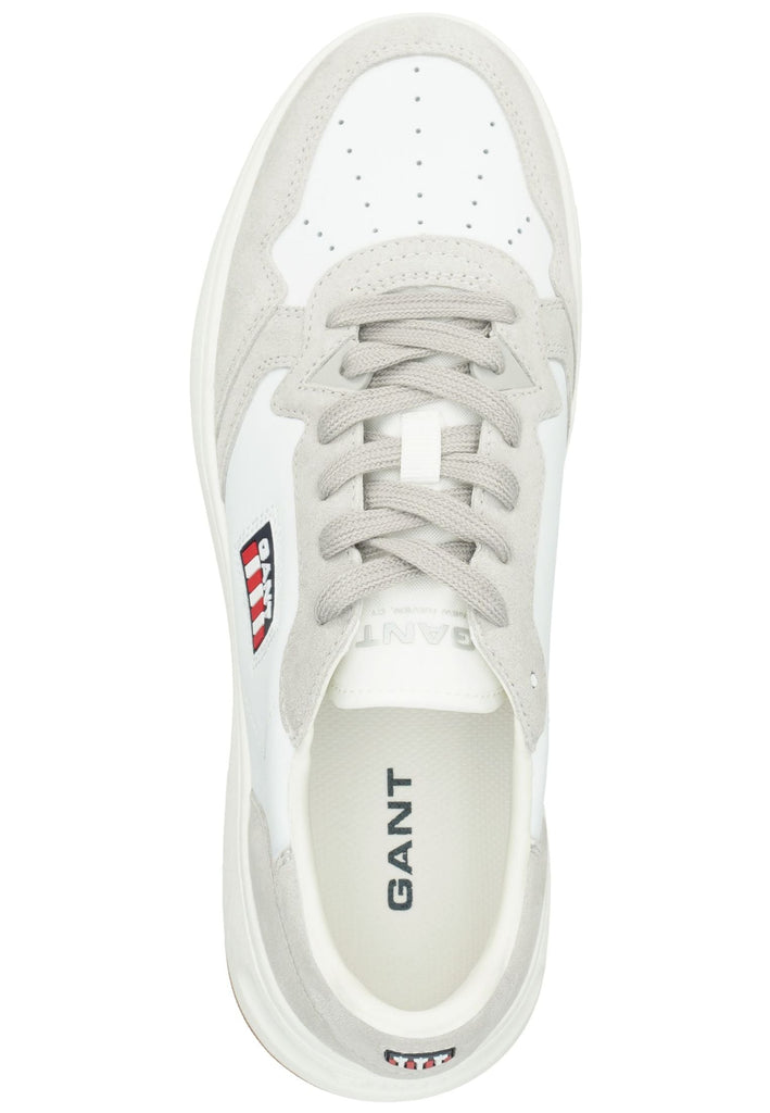 GANT Sneaker Leder Hellgrau/Weiß
