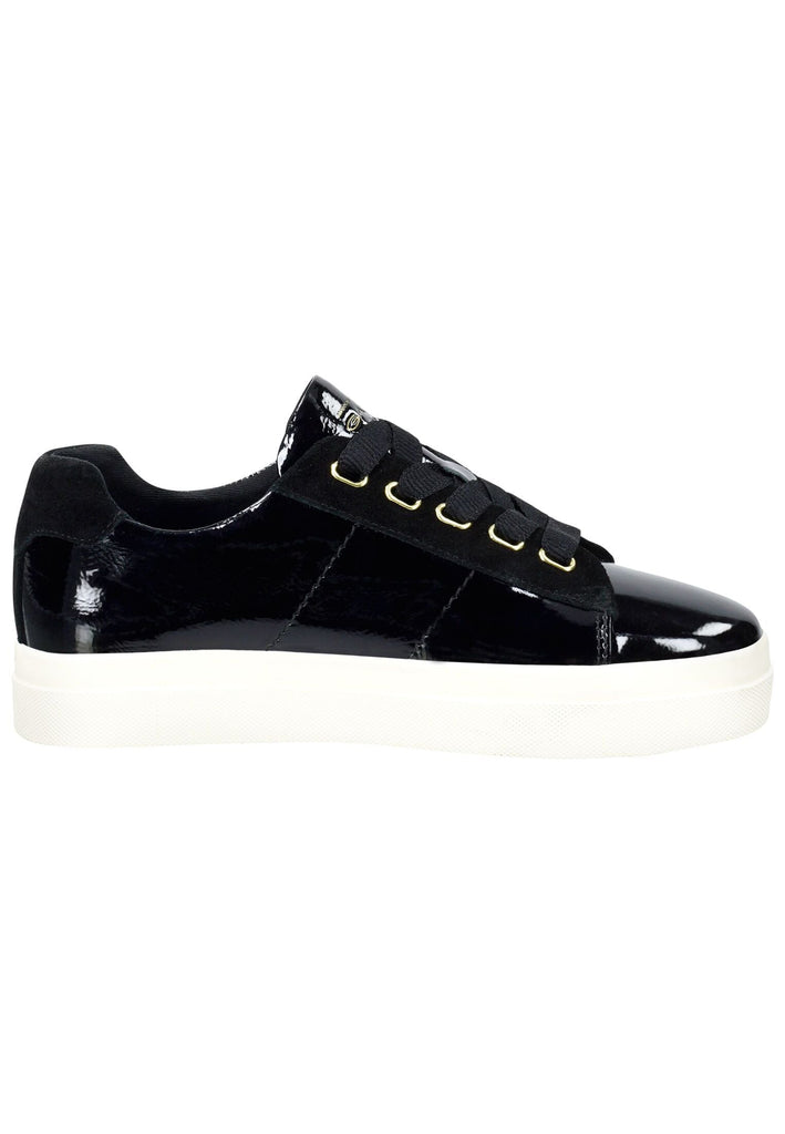 GANT Sneaker Leder Schwarz Lack