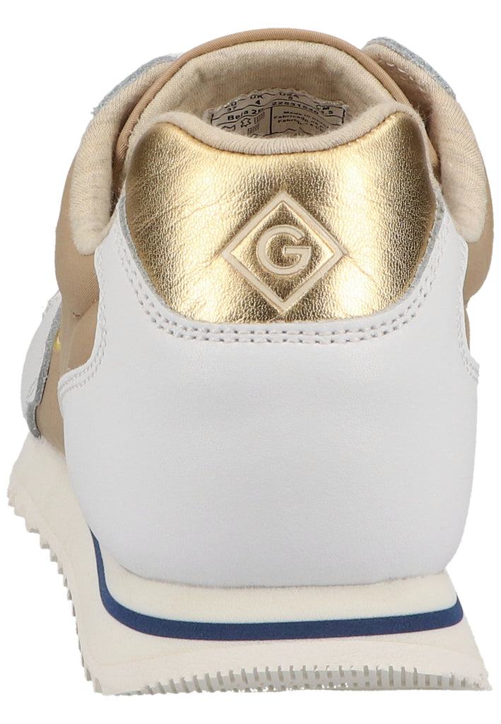 GANT Sneaker Leder/Textil Beige/Weiß