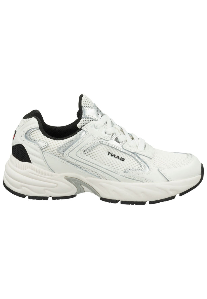 GANT Sneaker Leder/Textil Silber/Weiß